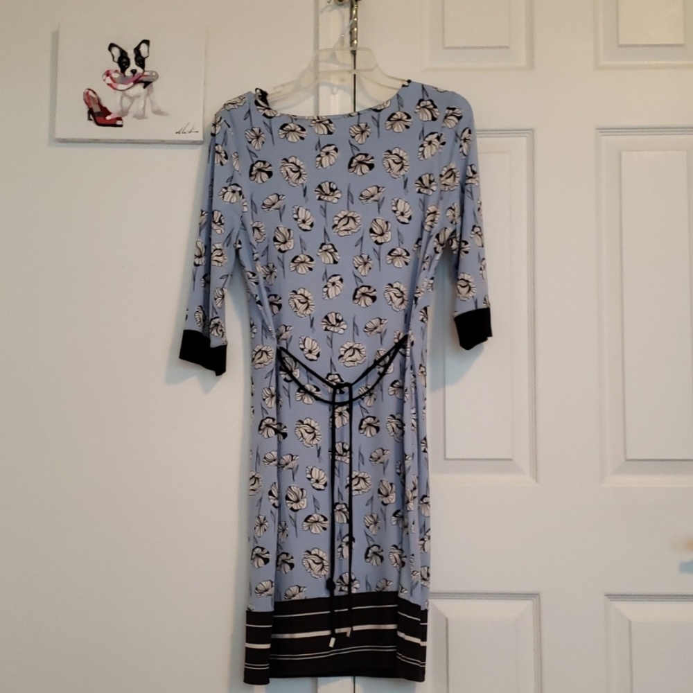 Light blue floral dress